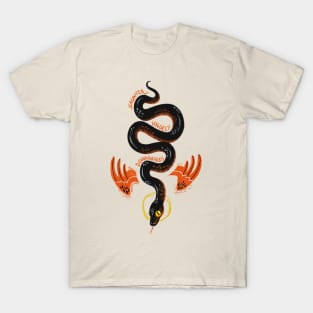 Good Omens- Crowley Saunter Vaguely Downwards T-Shirt